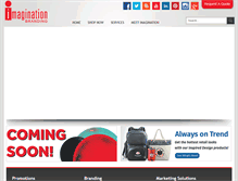 Tablet Screenshot of imaginationbranding.com